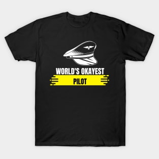 World's Okayest Pilot T-Shirt